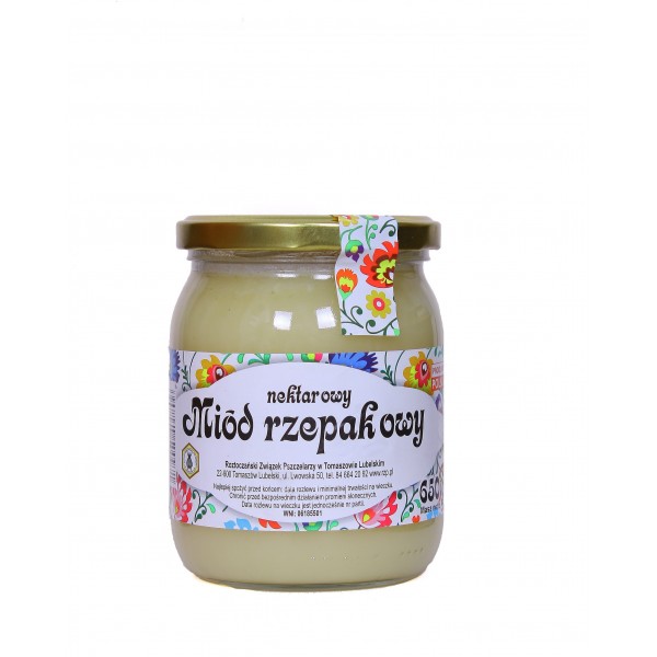Miód rzepakwy 650 g